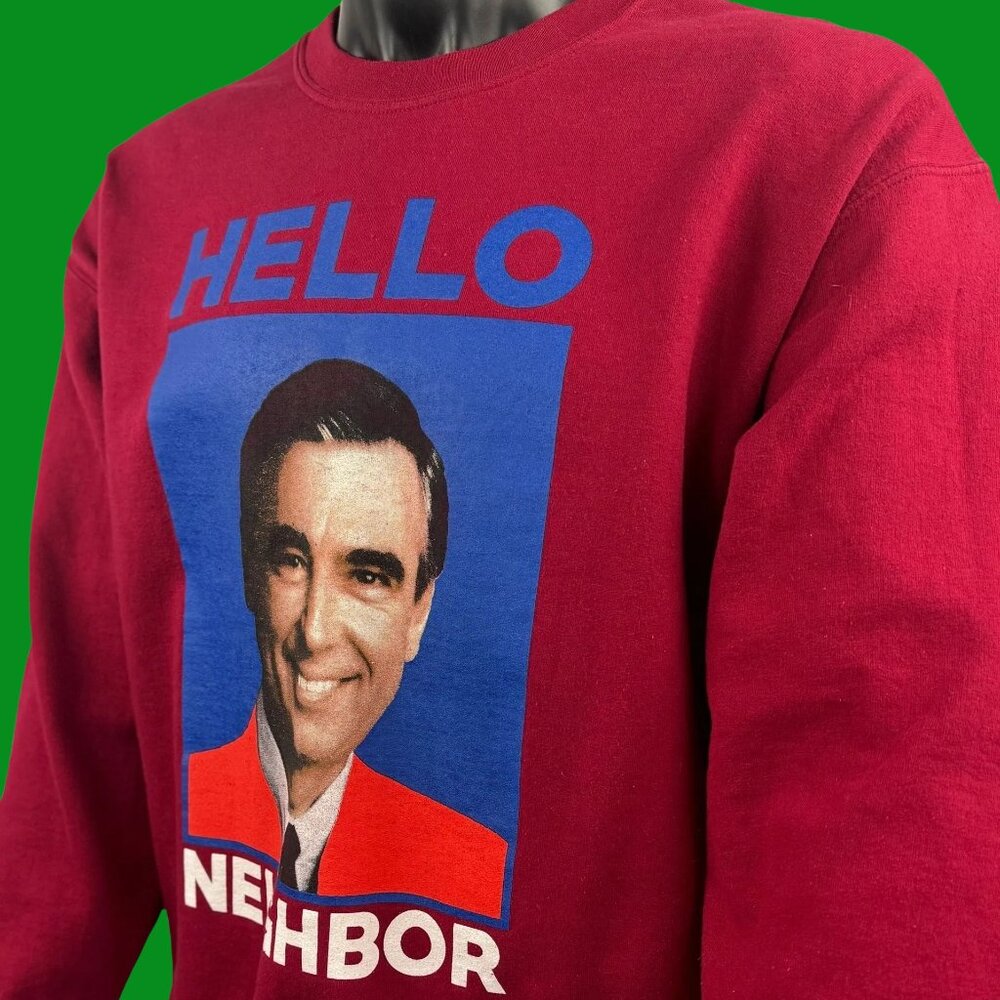 VTG Mister Rogers 'Hello Neighbor' Crewneck Sweatshirt